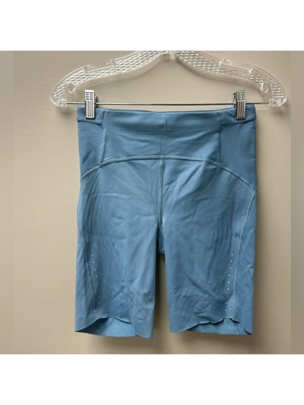 Lululemon Utility Blue SenseKnit Running High-Rise‎ Shorts